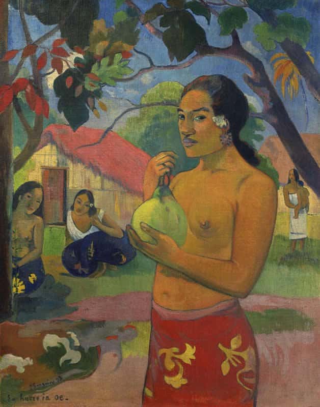 Gauguin La Femme Au Fruit. Eu Haere Ia Oe - Ou Vas-tu museum quality