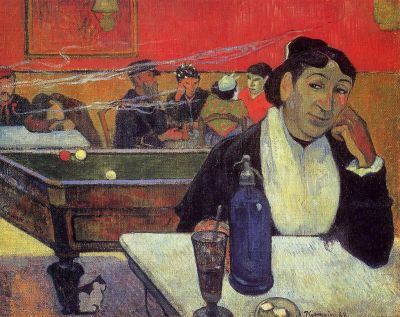 art oil painting reproduction of  Gauguin Night Cafe Arles museum quality handmade