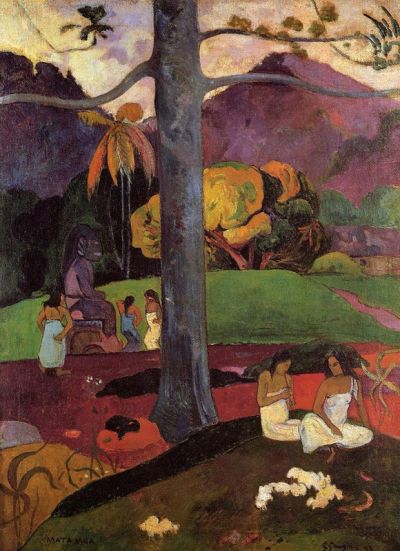art oil painting reproduction of  Gauguin Olden Times museum quality handmade