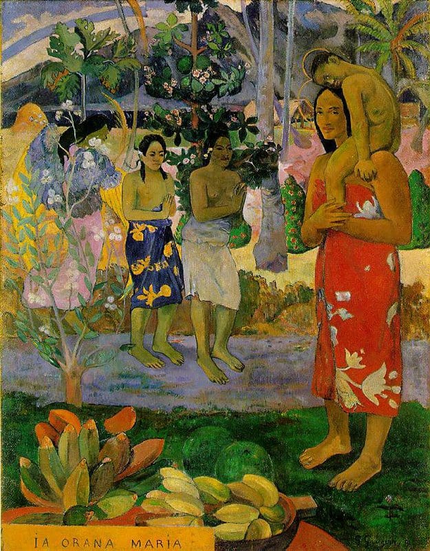 Gauguin Orana Maria We Hail Thee Mary museum quality