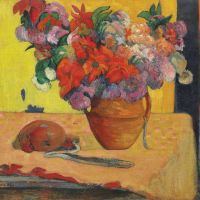 Gauguin Paul Fleurs Dans Un Vase 1886-87 1893-95