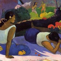 Gauguin Reclining Tahitian Women