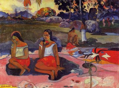 art oil painting reproduction of  Gauguin Sacred Spring museum quality handmade