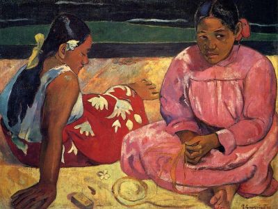 art oil painting reproduction of  Gauguin Tahitian Women museum quality handmade