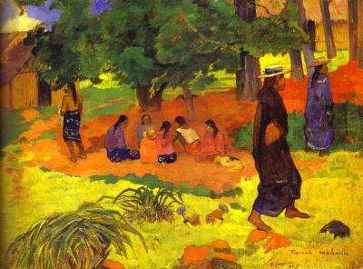 art oil painting reproduction of  Gauguin Taperaa Mahana museum quality handmade