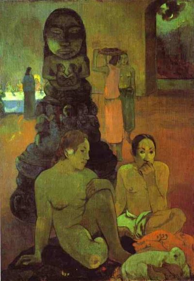 art oil painting reproduction of  Gauguin The Great Buddha museum quality handmade