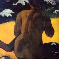 Gauguin Woman By The Sea