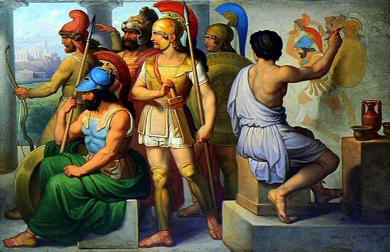 Georg Hiltensperger Panel From The Mural Of The Gallery Of Ancient Art Hermitage Museum St Petersburg museum quality