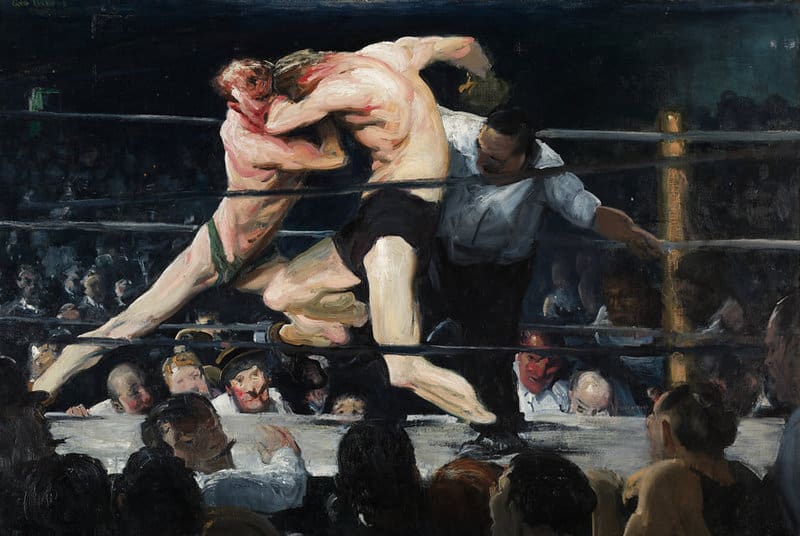 George Belows Stag At Sharkey - 1909 museum quality