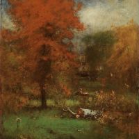 George Inness American 1825 1894 The Mill Pond 1889