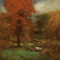 George Inness American 1825 1894 The Mill Pond 1889 Hand Painted Reproduction