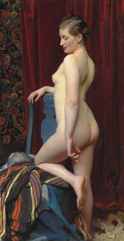 art oil painting reproduction of  George Spencer Watson A Study From Life 1928 museum quality handmade