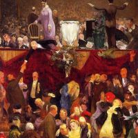 George Wesley Bellows Usa The Sawdust Trail 1916