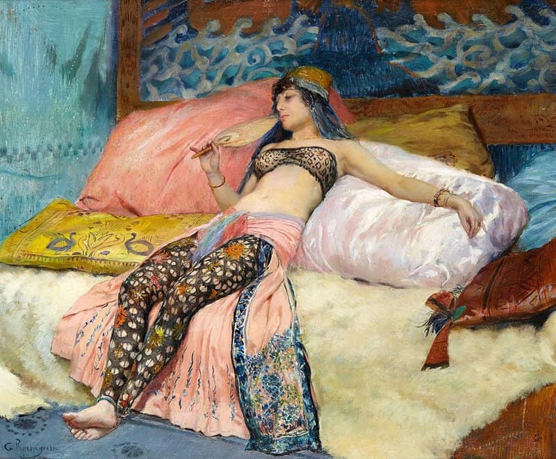 Georges-antoine Rochegrosse Sarah Bernhardt En Costume De Scene. museum quality