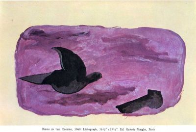 art oil painting reproduction of  Georges Braque Birds In The Clouds museum quality handmade