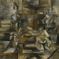 Georges Braque Bottle And Fishes
