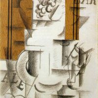 Georges Braque Fruit Dish And Glass
