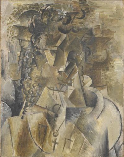 art oil painting reproduction of  Georges Braque Girl With A Cross museum quality handmade