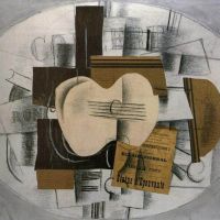Georges Braque Guitar - Program Statue D Epouvante