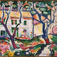 Georges Braque House Behind Trees