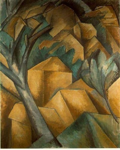 art oil painting reproduction of  Georges Braque Houses At Estaque museum quality handmade