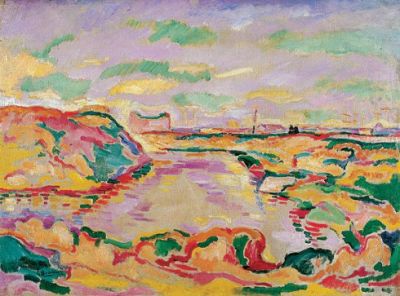 art oil painting reproduction of  Georges Braque Landscape Near Antwerp museum quality handmade