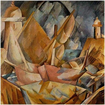 art oil painting reproduction of  Georges Braque Little Harbor In Normandy museum quality handmade