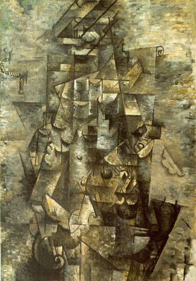 art oil painting reproduction of  Georges Braque Man With A Guitar museum quality handmade