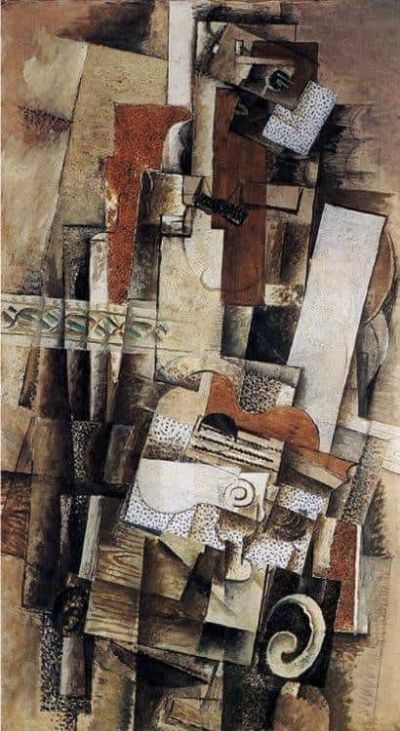 art oil painting reproduction of  Georges Braque Man With A Guitar museum quality handmade