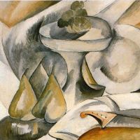 Georges Braque Plate And Fruit Dish