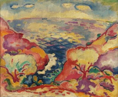 art oil painting reproduction of  Georges Braque Port Miou museum quality handmade