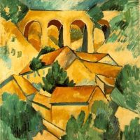 Georges Braque Viaduct At Estaque 1908