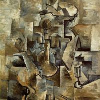 Georges Braque Violin And Candlestick