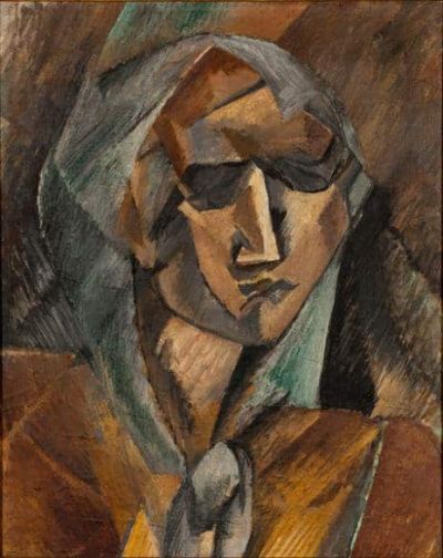 art oil painting reproduction of  Georges Braque Woman Head museum quality handmade