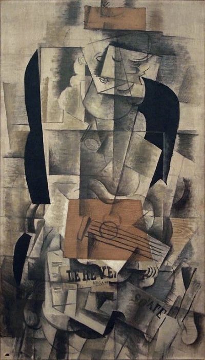 art oil painting reproduction of  Georges Braque Woman With Guitare museum quality handmade