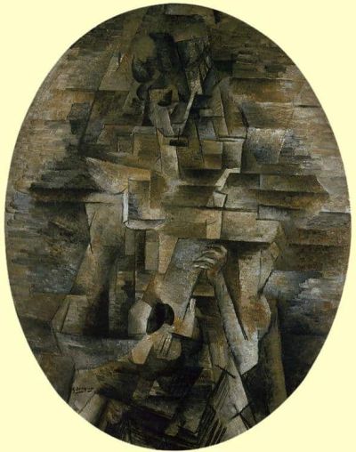 art oil painting reproduction of  Georges Braque Woman With Mandolin museum quality handmade