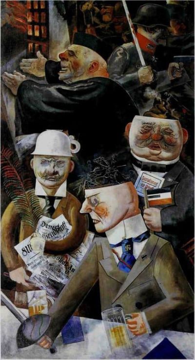 art oil painting reproduction of  Georges Grosz Pillars Of The Community 1926 museum quality handmade