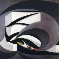 Giacomo Balla Flags At The Altar Of The Motherland
