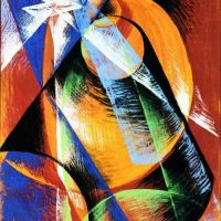 Giacomo Balla Mercurio Passa Davanti Al Sole 1914