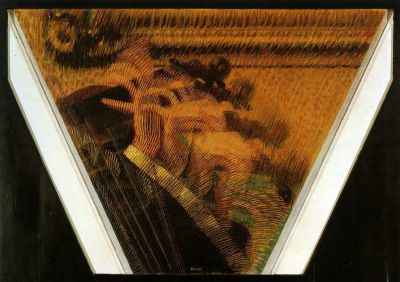 art oil painting reproduction of  Giacomo Balla The Hand Of The Violinist museum quality handmade