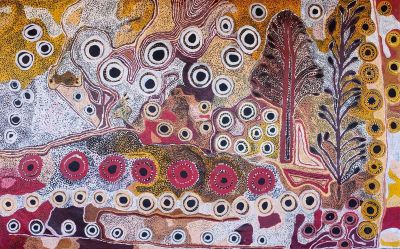 art oil painting reproduction of  Ginger Wikilyiri Kunamata 2020 museum quality handmade