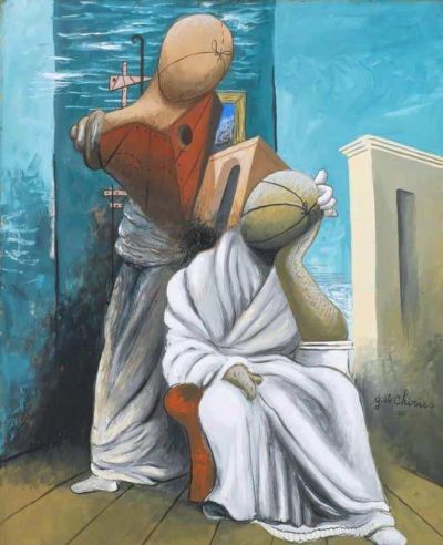 art oil painting reproduction of  Giorgio De Chirico Architettura E Filosofia 1925 museum quality handmade