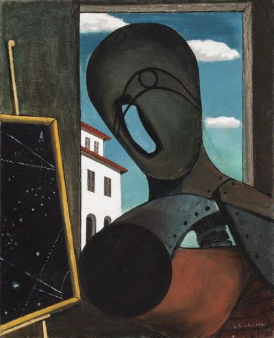 art oil painting reproduction of  Giorgio De Chirico The Friend S Unrest Or The Astronomer The Concern Of The Friend Or Astronomer 1915 museum quality handmade