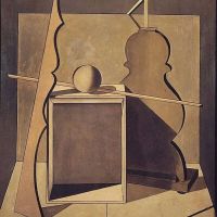 Giorgio Morandi Metaphysical Still Life With Triangle 1919