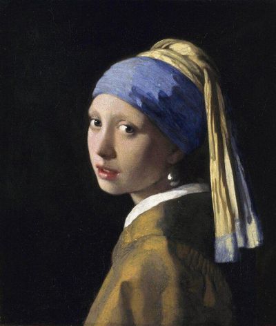 art oil painting reproduction of  Vermeer - Girl With A Pearl Earring By Vermeer museum quality handmade