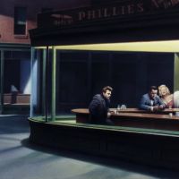 Gottfried Helnwein Boulevard Of Broken Dreams Inspired By Hopper artwork on canvas
