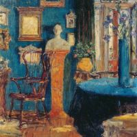 Gotthardt Kuehl The Blue Room - 1900
