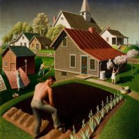Grant Wood Spring In Town - 1941