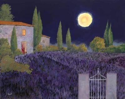 art oil painting reproduction of  Guido Borelli Lavanda Di Notte museum quality handmade