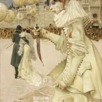 Gustav-adolf Mossa Pierrot S En Va 1906